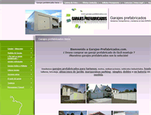 Tablet Screenshot of garajes-prefabricados.com